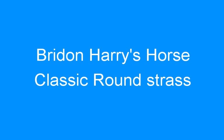 Bridon Harry’s Horse Classic Round strass