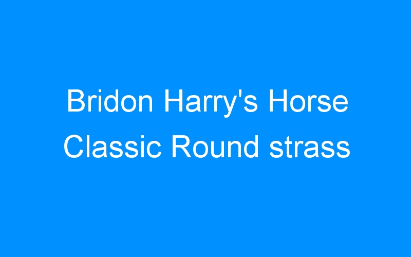 You are currently viewing Bridon Harry’s Horse Classic Round strass