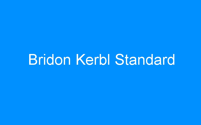 You are currently viewing Bridon Kerbl Standard