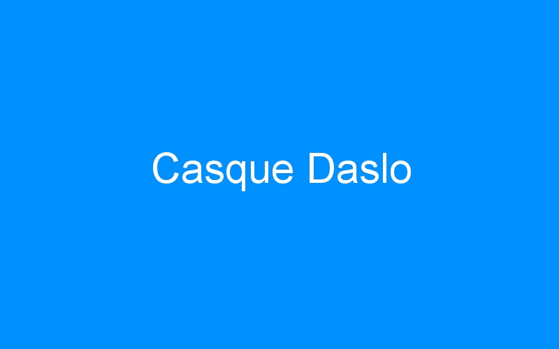 You are currently viewing Casque Daslo