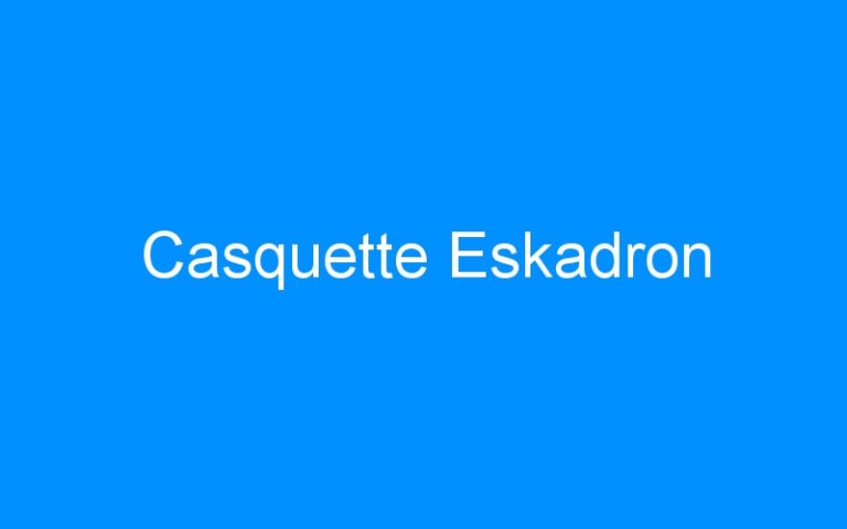 Casquette Eskadron