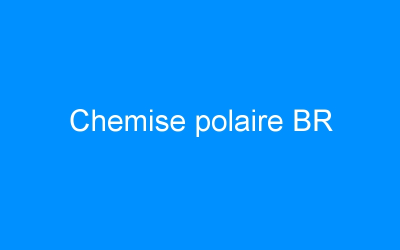 You are currently viewing Chemise polaire BR