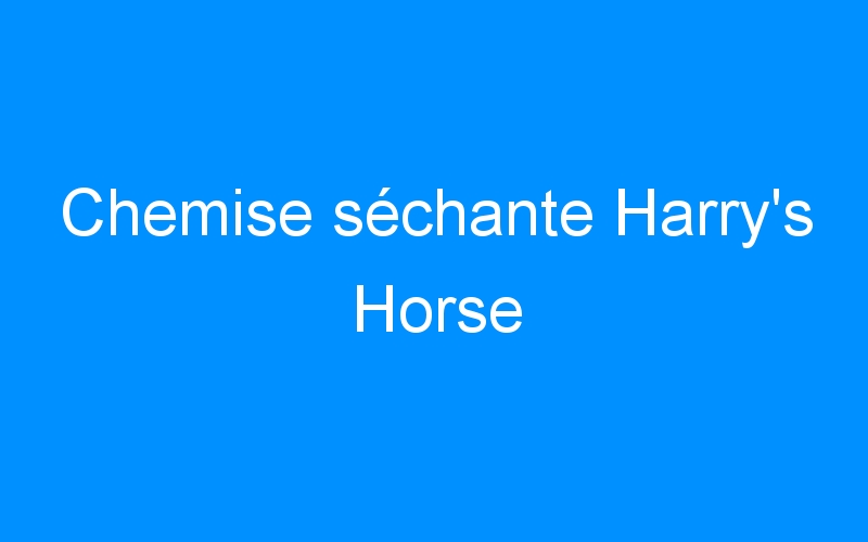 You are currently viewing Chemise séchante Harry’s Horse
