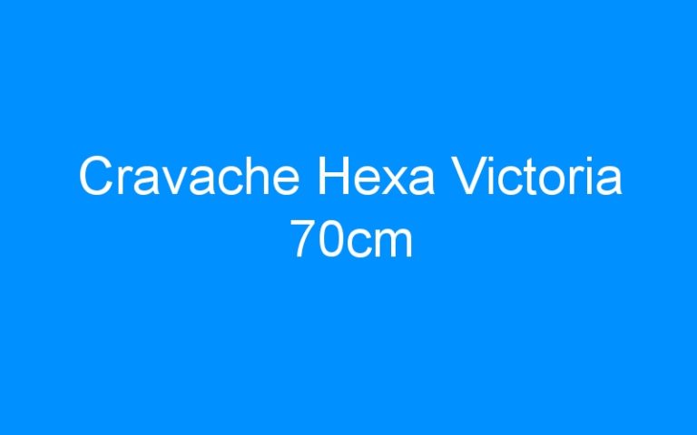 Lire la suite à propos de l’article Cravache Hexa Victoria 70cm