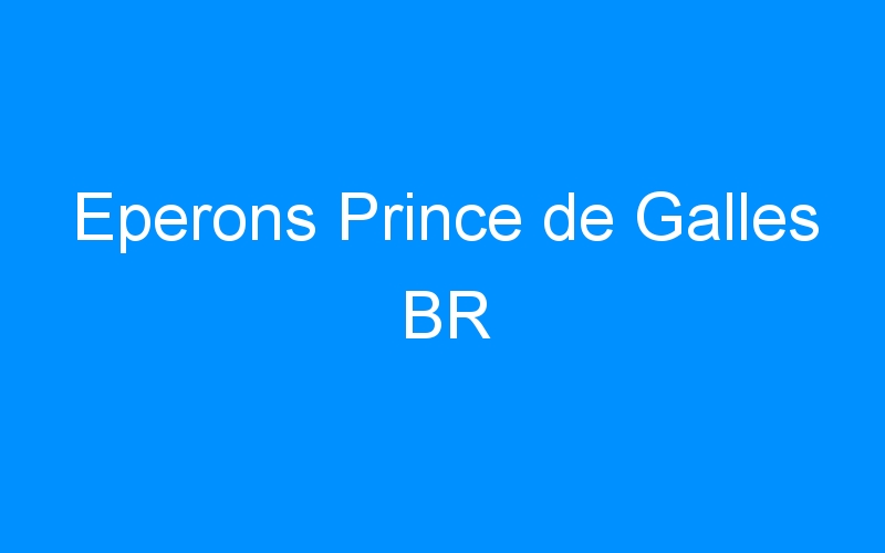 You are currently viewing Eperons Prince de Galles BR