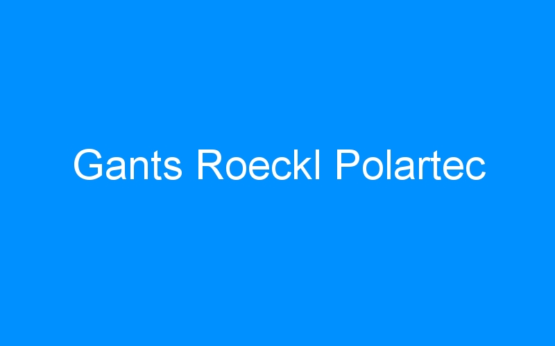 Gants Roeckl Polartec