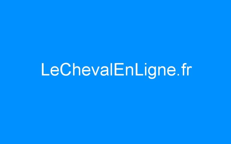 LeChevalEnLigne.fr