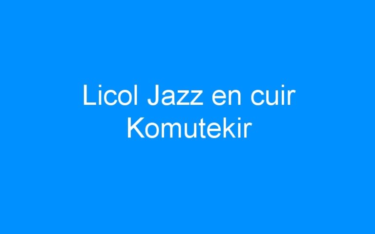 Licol Jazz en cuir Komutekir