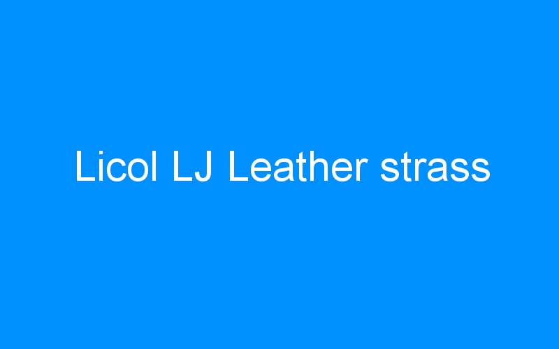 You are currently viewing Licol LJ Leather strass