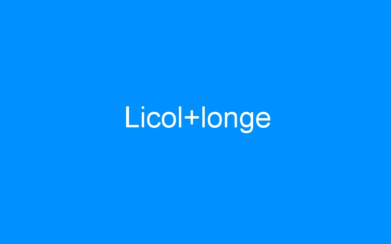 You are currently viewing Licol+longe