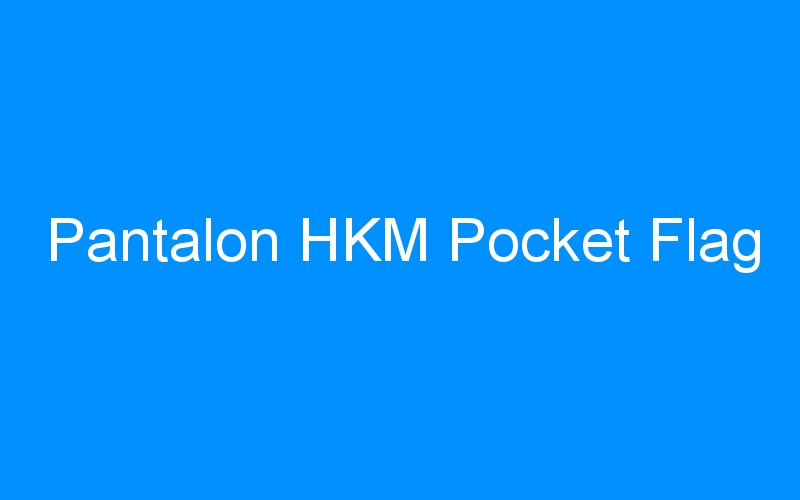 You are currently viewing Pantalon HKM Pocket Flag