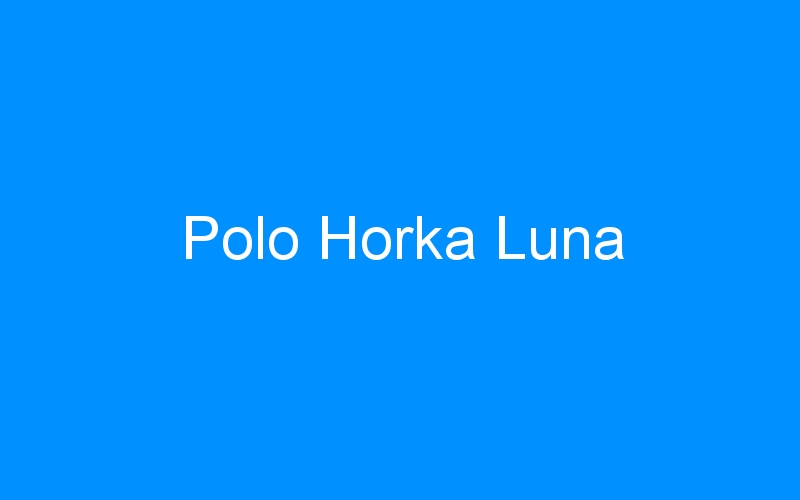 You are currently viewing Polo Horka Luna